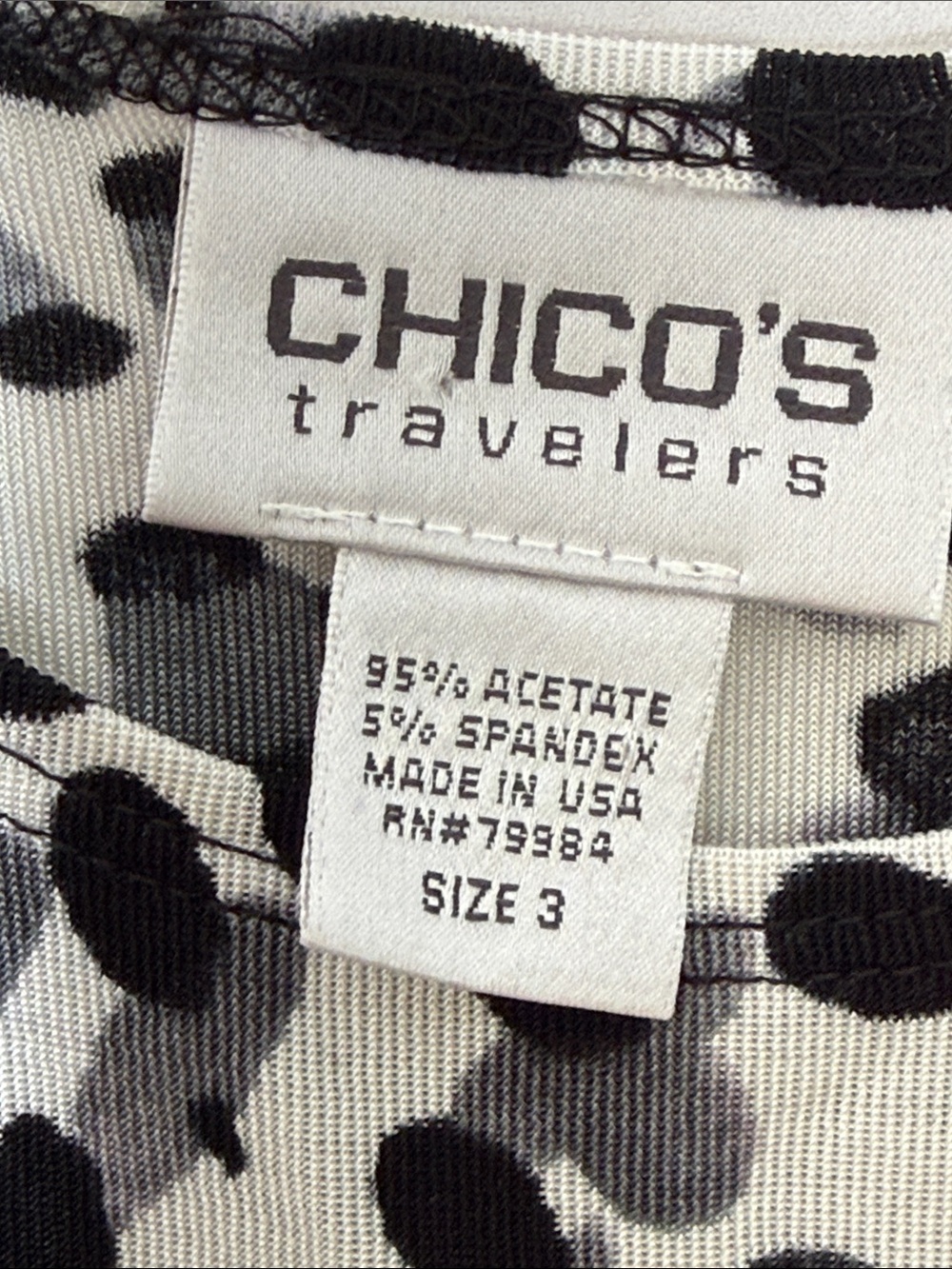 Chico's Women's Mixed-Print Tank & Short-Sleeve Tops Size XL/16/Chico’s 3 - Picture 9 of 10